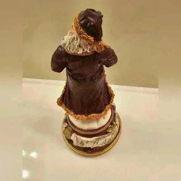Vintage Windsor Collection " MUSICAL SANTA " Figurine Music Box Drum - Picture 3 of 10